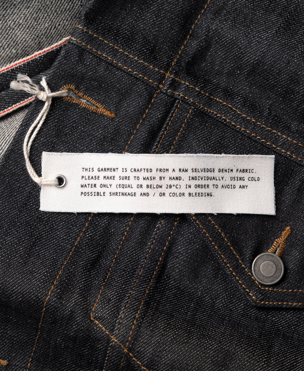 14 OZ SELVEDGE RAW DENIM JACKET