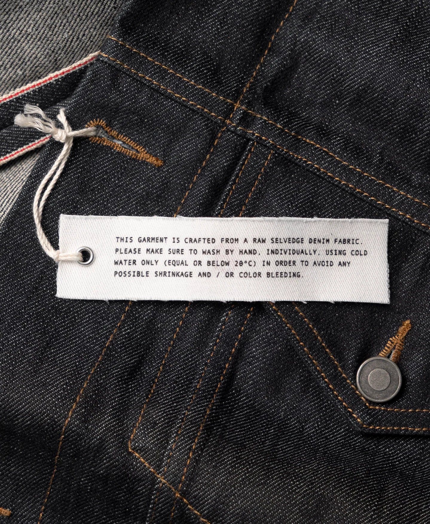 14 OZ SELVEDGE RAW DENIM JACKET